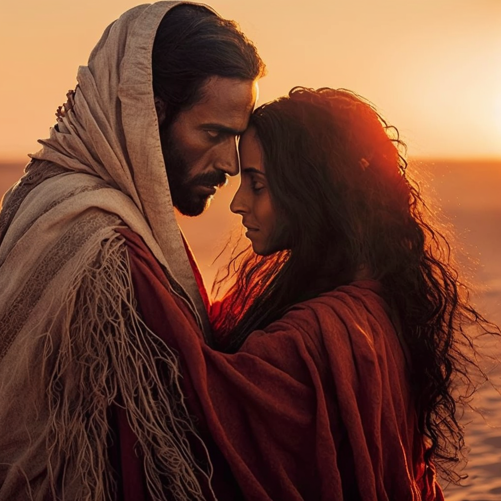 Kiya_Ankara_Middle_Eastern_Jesus_embraces_Egyptian_red-robed_pr_2e06c393-83d1-435e-911f-7a167ba74d8e
